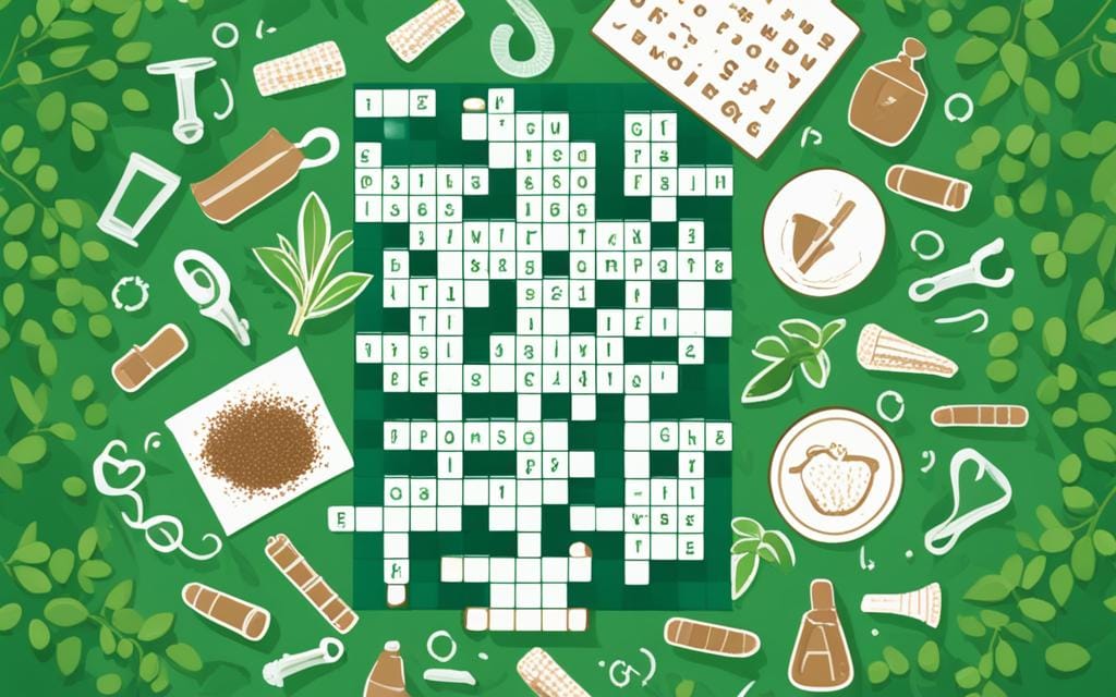 eco friendly alternative to tampons crossword