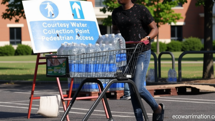 Thousands in UK forced to queue up for water after supply hits ‘critical level’