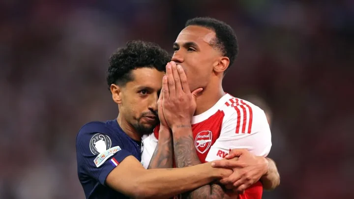 What Gabriel said before penalty miss in Arsenal’s Champions League final defeat