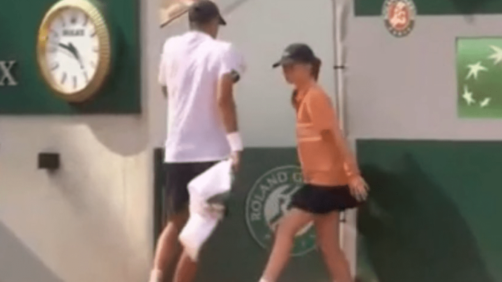 Tennis star Rafael Jodar speaks out after claims he pushed ball girl at French Open