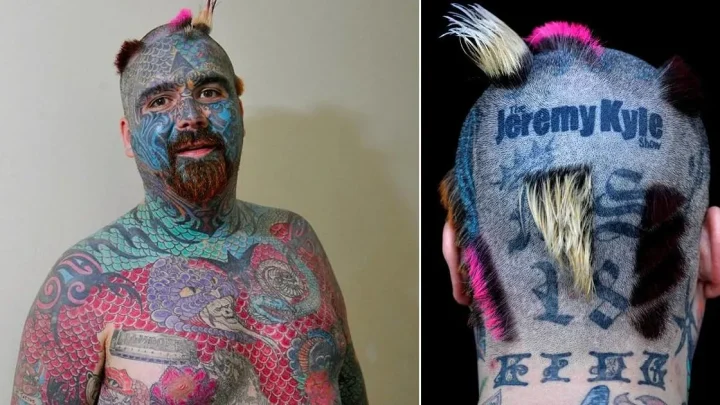 UK’s most tattooed man Bodyart admits he is ‘petrified’ of needles