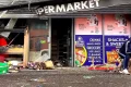 Supermarket destroyed in 2024 riots damaged again after being targeted in Belfast riots