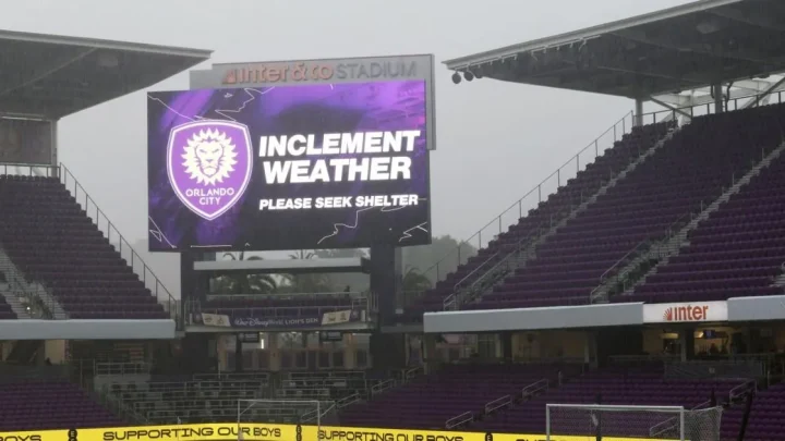 England vs Costa Rica World Cup warm-up delayed amid Orlando storm