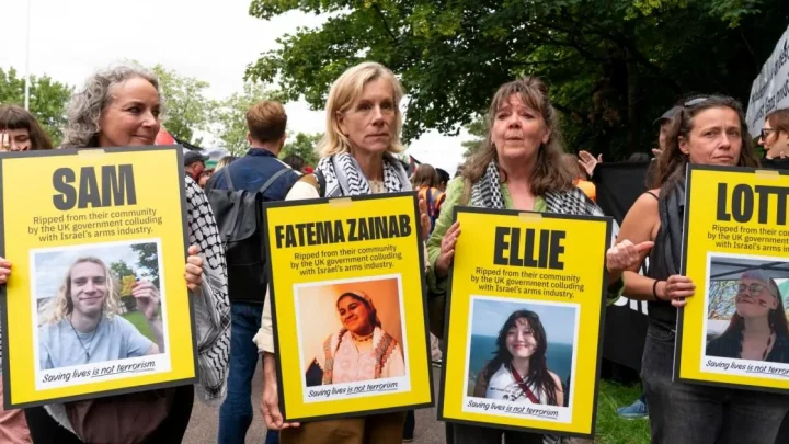 Four Palestine Action activists jailed for over 26 years over Elbit raid