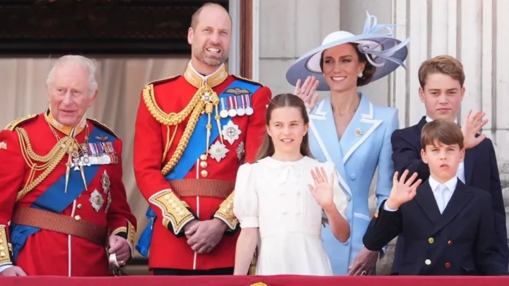 Princess Charlotte is mum Kate’s mini-me at Trooping the Colour alongside George and Louis