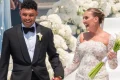 Perrie Edwards glows in lace wedding gown as she marries Alex Oxlade-Chamberlain