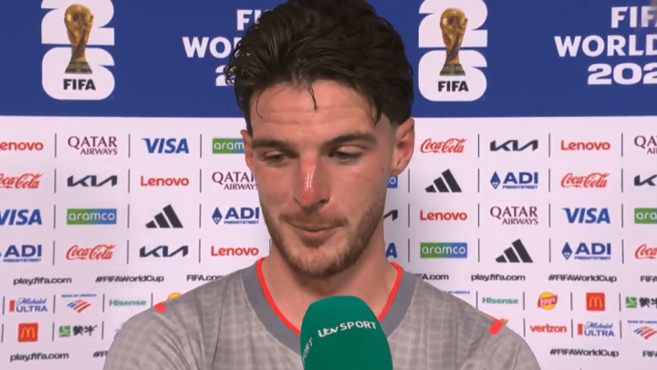 Declan Rice provides injury update after England star limps off during Croatia win