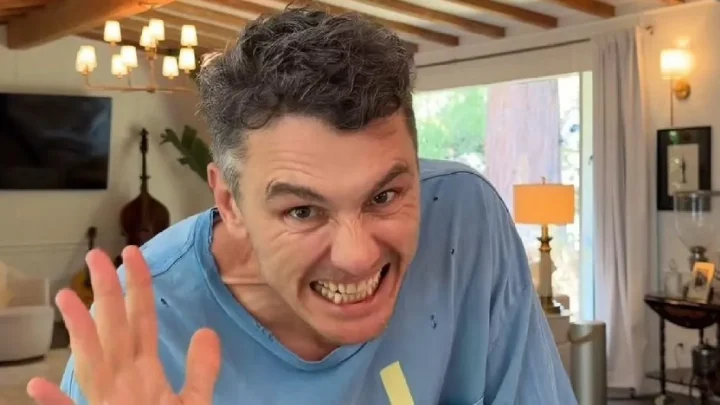 James Franco shares erratic posts claiming aliens live in his garage