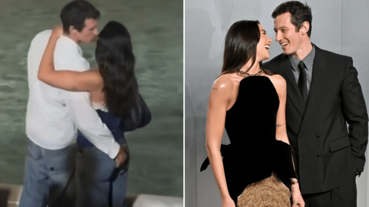 Callum Turner doesn’t try to hide raunchy gesture with Dua Lipa at busy tourist spot