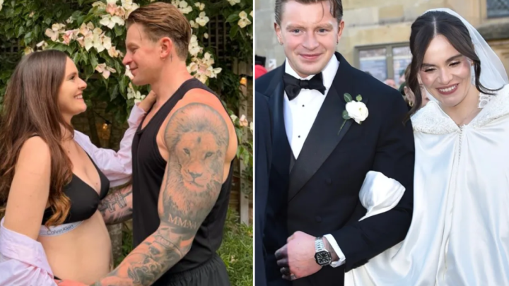 Holly Ramsay and Adam Peaty expecting first baby months after drama-filled wedding