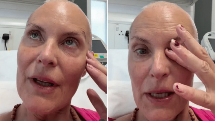 Coronation Street’s Tracy Shaw breaks down in tears from hospital after cancer update