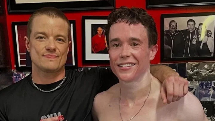 Elliot Page shocks fans with rippling six-pack in serious body transformation