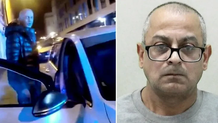Moment fake taxi driver kidnapped drunk woman on night out with friends