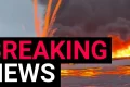 Desperate rescue after motorboat bursts into flames off Cornish coast