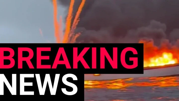 Desperate rescue after motorboat bursts into flames off Cornish coast