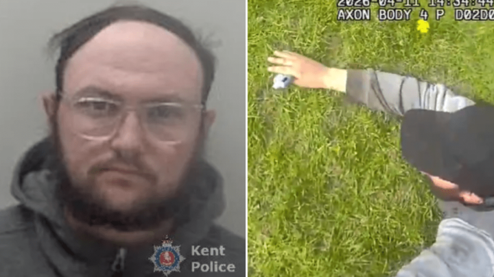 Sex offender leads police on 85mph chase without ever dropping his vape
